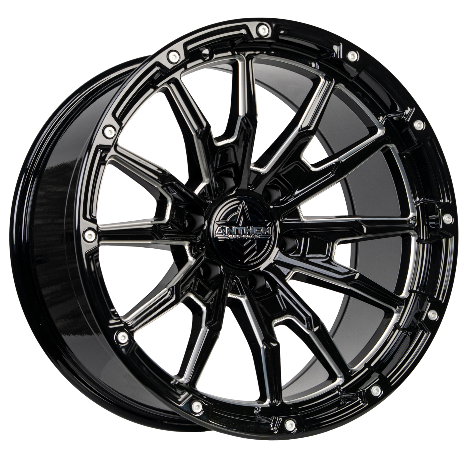 Black Milled Anthem Off-Road Talon Wheels