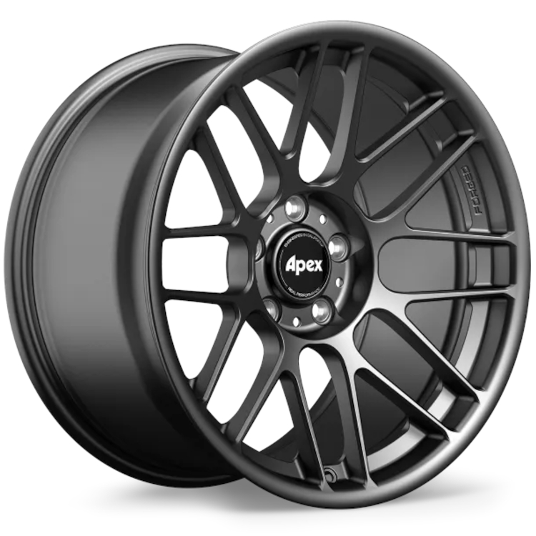 Satin Black Apex ARC-8RT Wheels