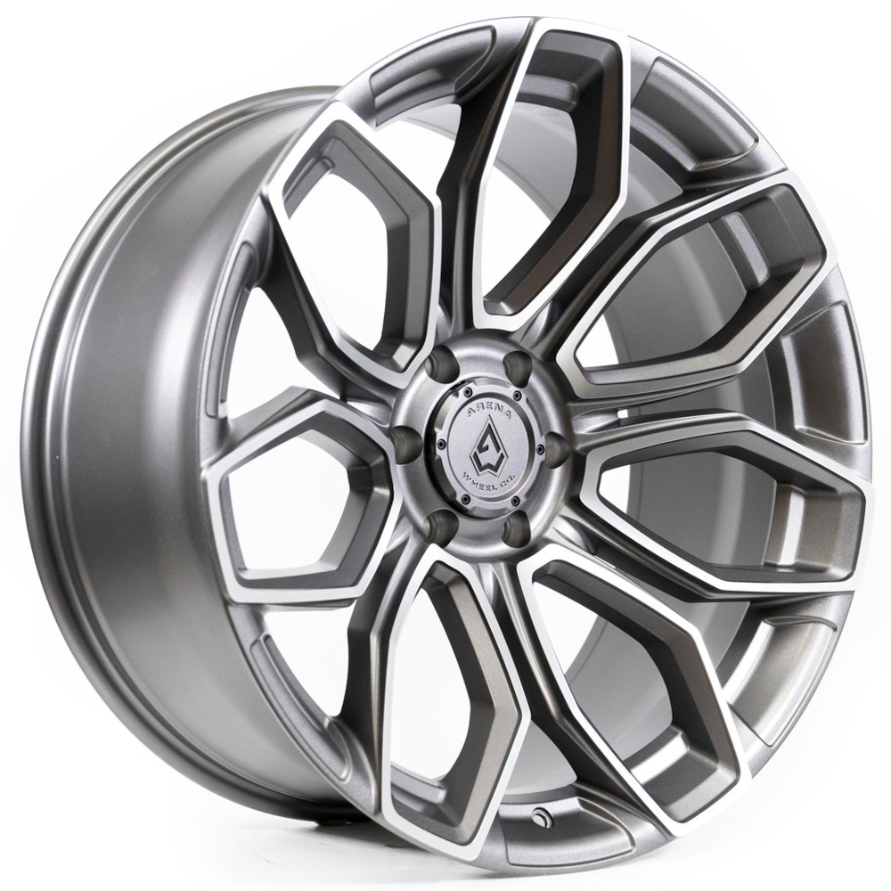 Gray Machined Arena Cobra Wheels