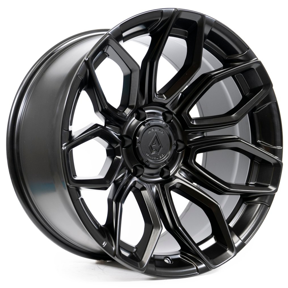 Satin Black Arena Cobra Wheels