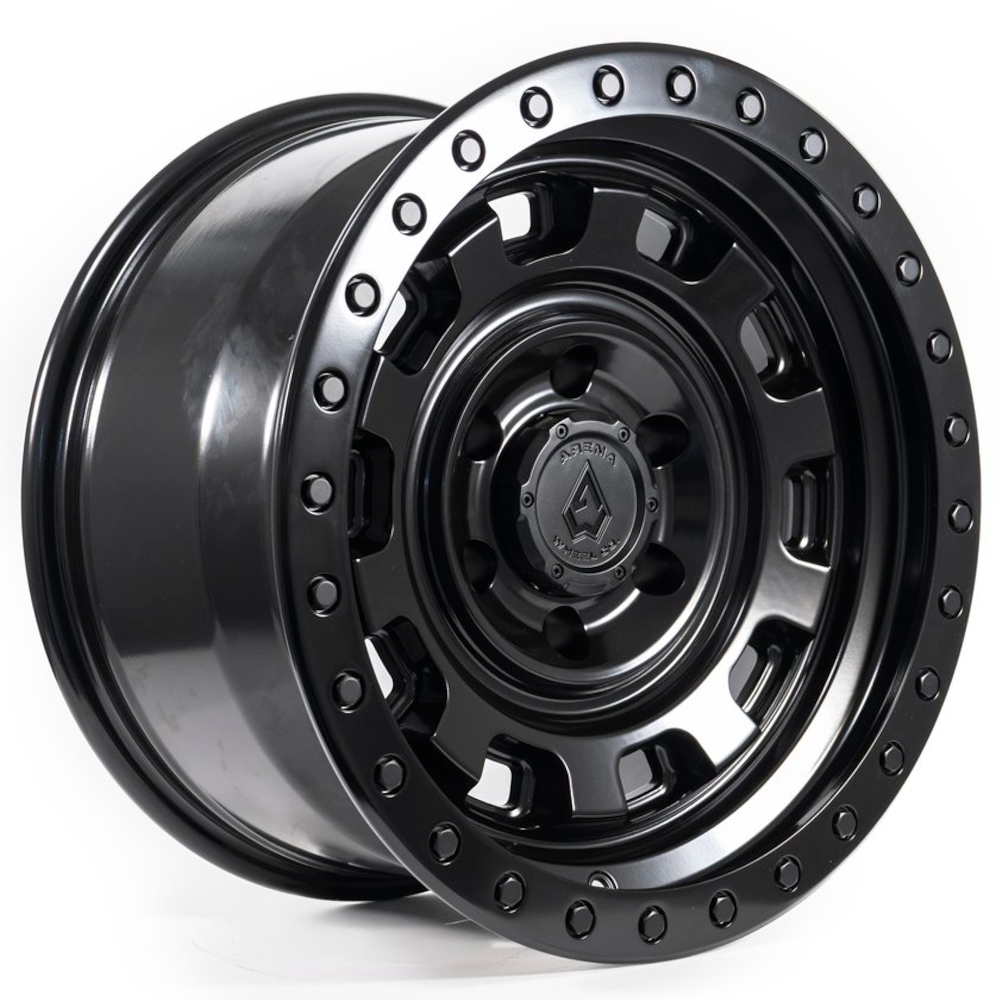 Satin Black Arena Gunner Wheels