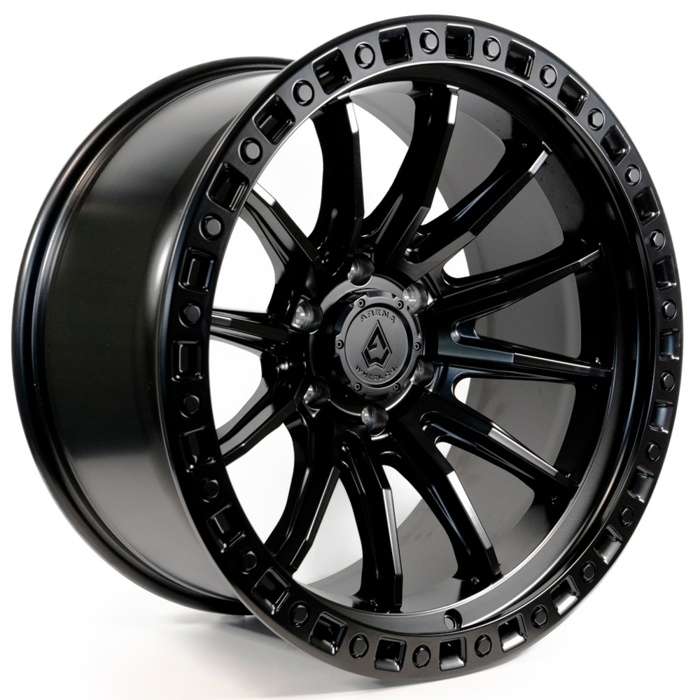Satin Black Arena Mission Wheels