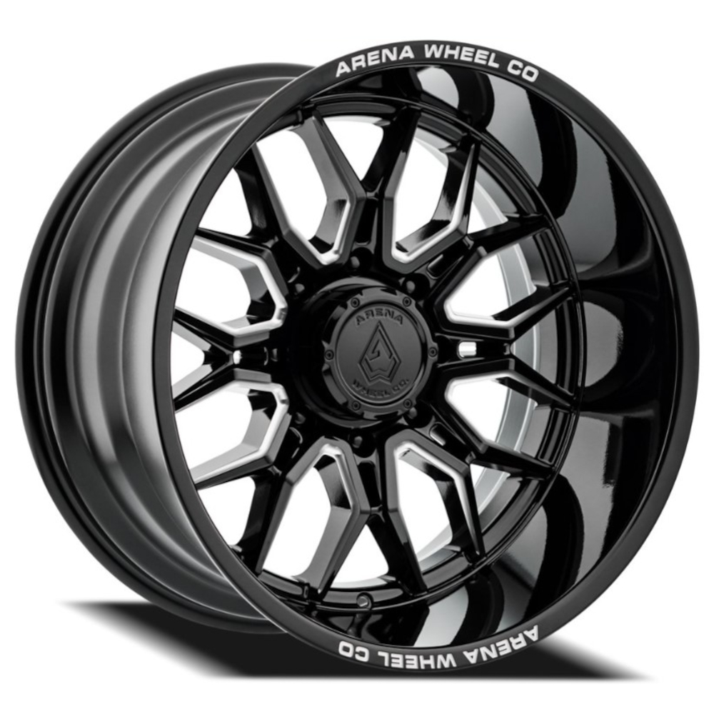 Black Milled Arena Violator Wheels