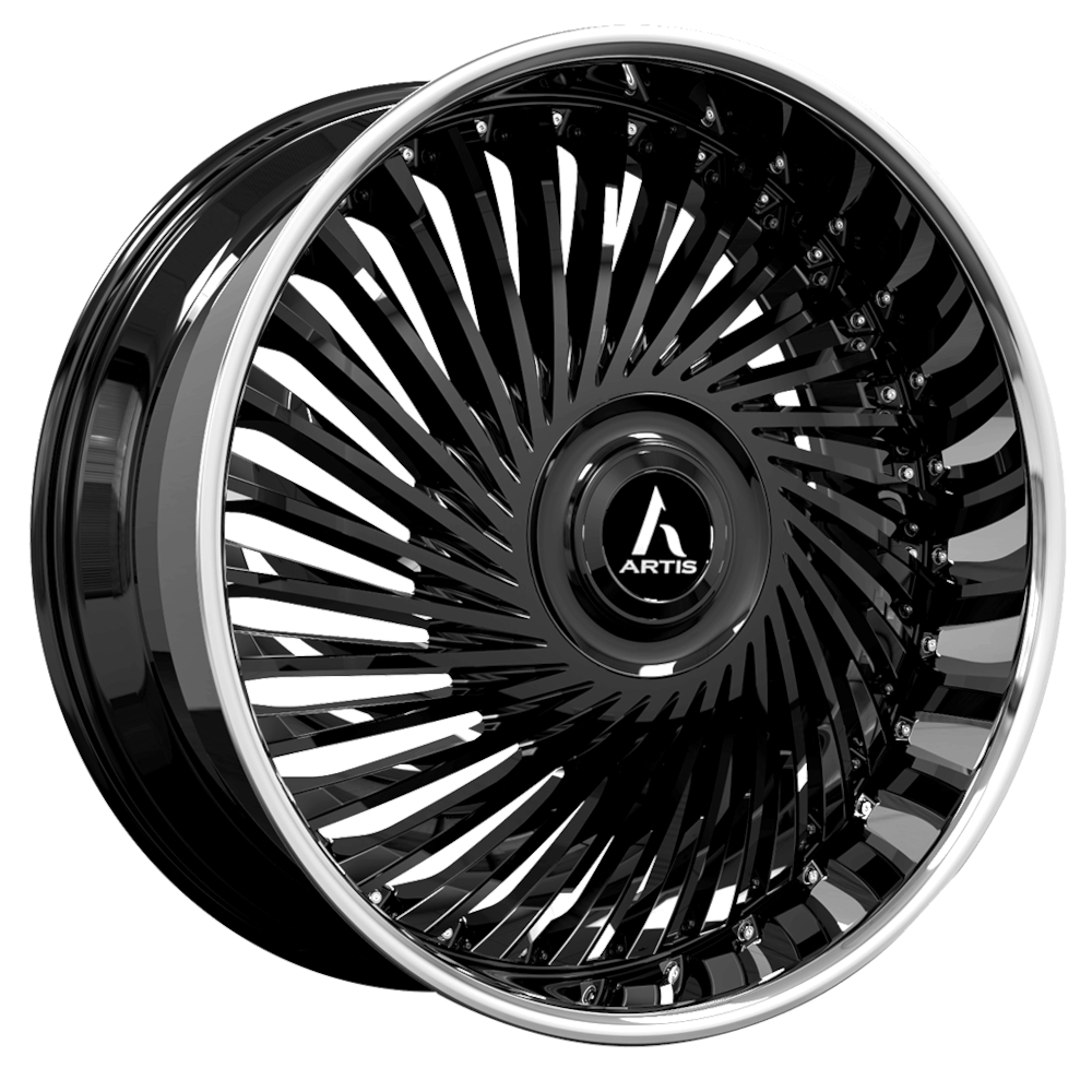 Black Chrome Artis Juicy XL Wheels