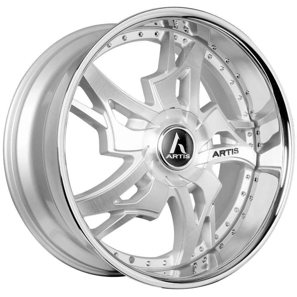 Silver Machined Artis Laredo XL Wheels