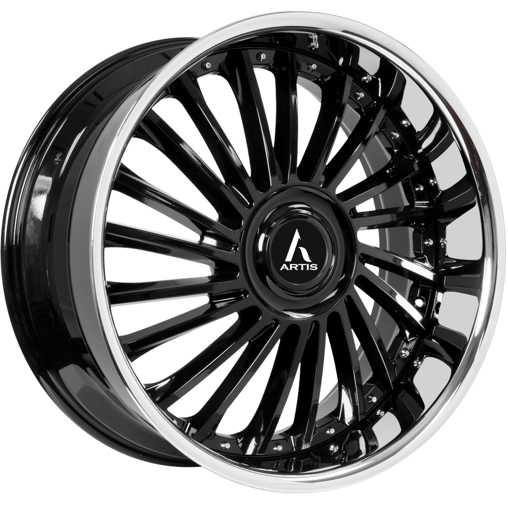 Black Chrome Artis Renegade XL Wheels