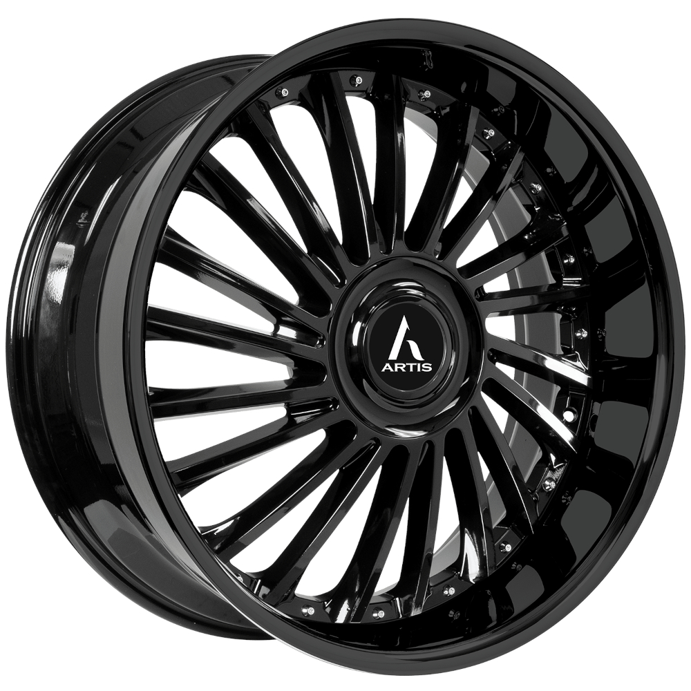 Gloss Black Artis Renegade XL Wheels