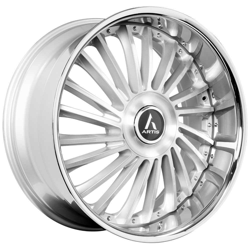 Silver Machined Artis Renegade XL Wheels