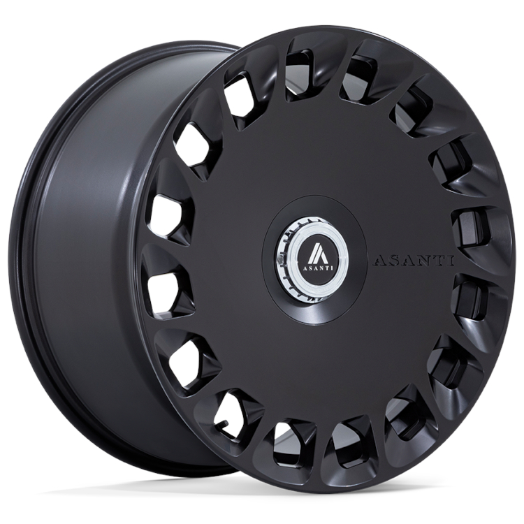 Matte Black Asanti Black ABL-45 Wheels