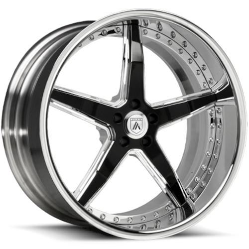 Black Machined Asanti Forged AF157 Wheels