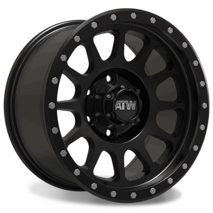 Satin Black ATW Abrams Wheels