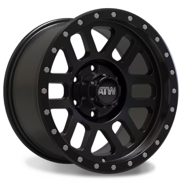 Satin Black ATW Panzer Wheels