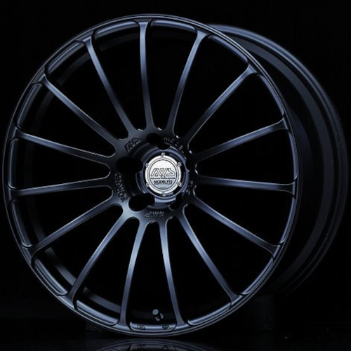 Matte Black AVS Model F15 Wheels
