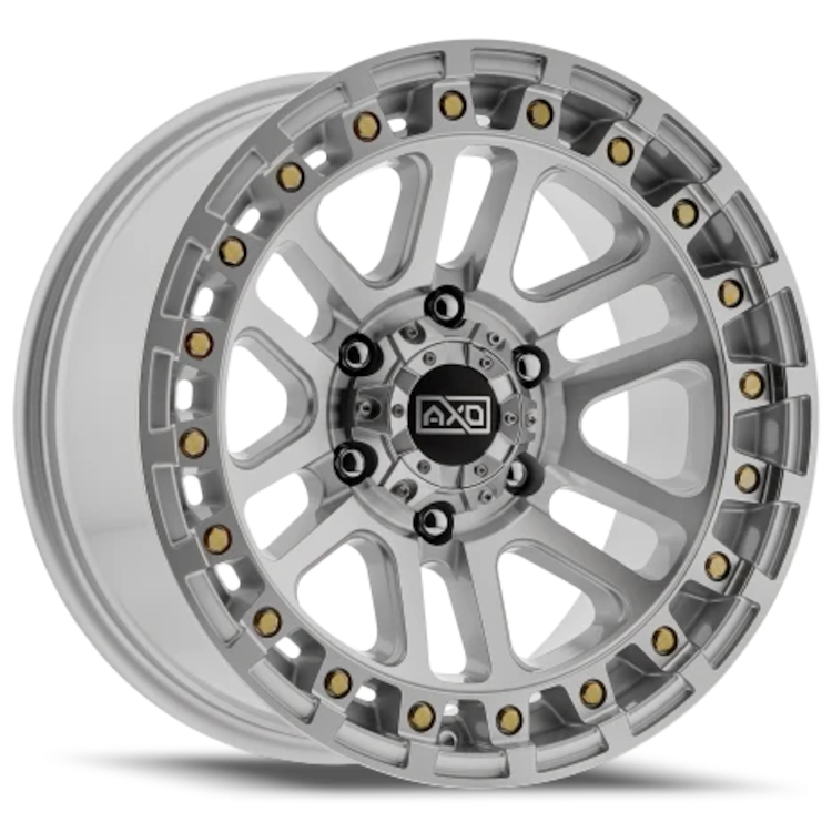 Silver Machined AXD Offroad AS5 Wheels