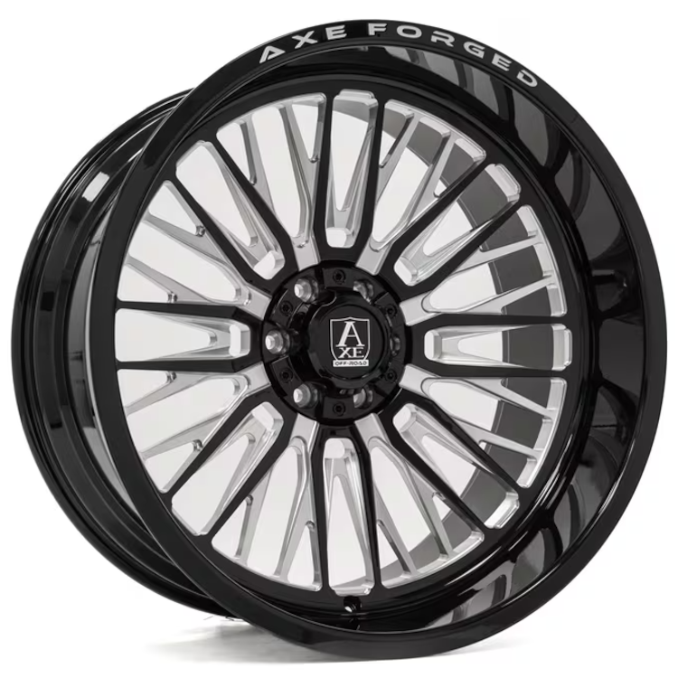 Black Milled Axe Forged AF14 Lex Wheels