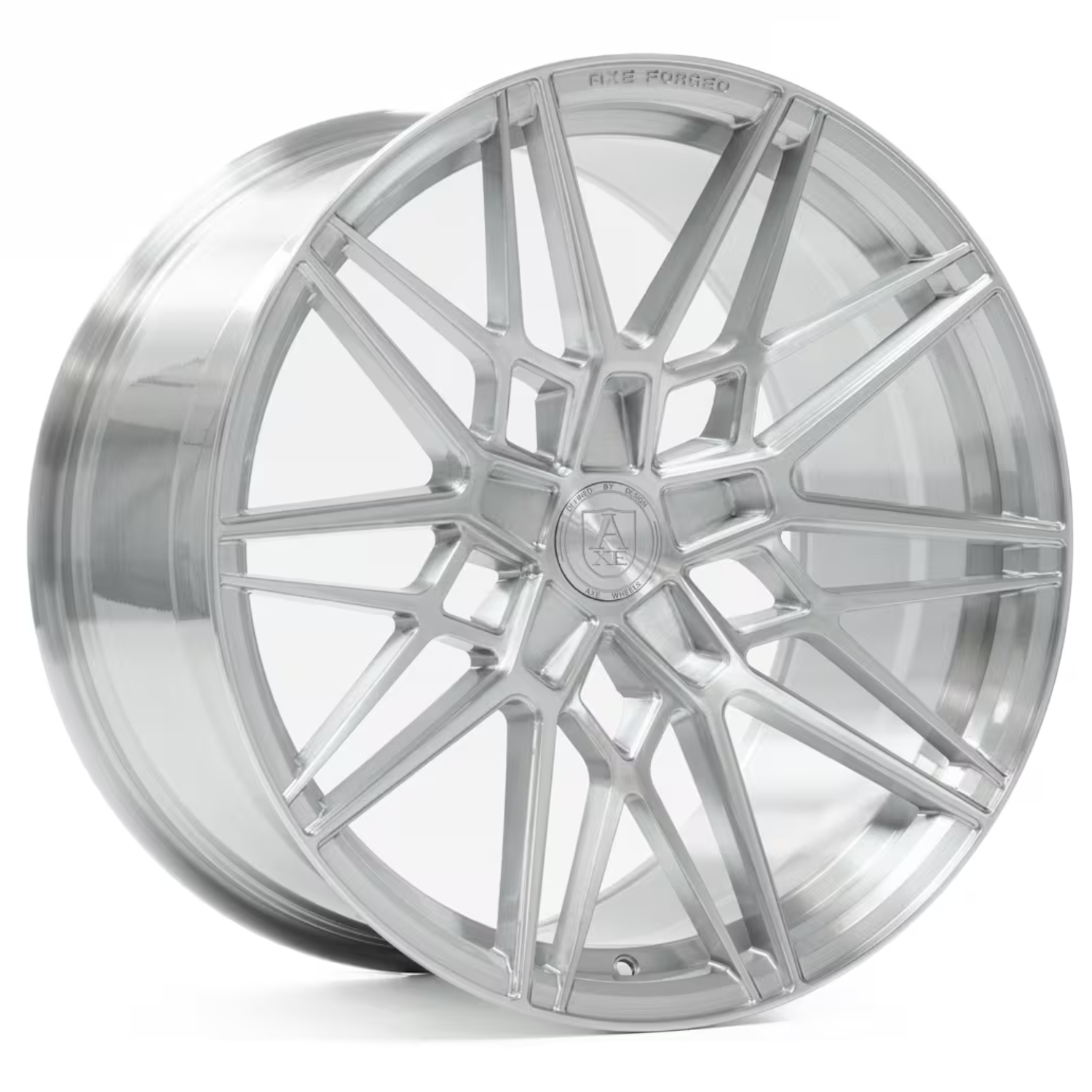 Silver Brushed Axe Forged FF1 Wheels