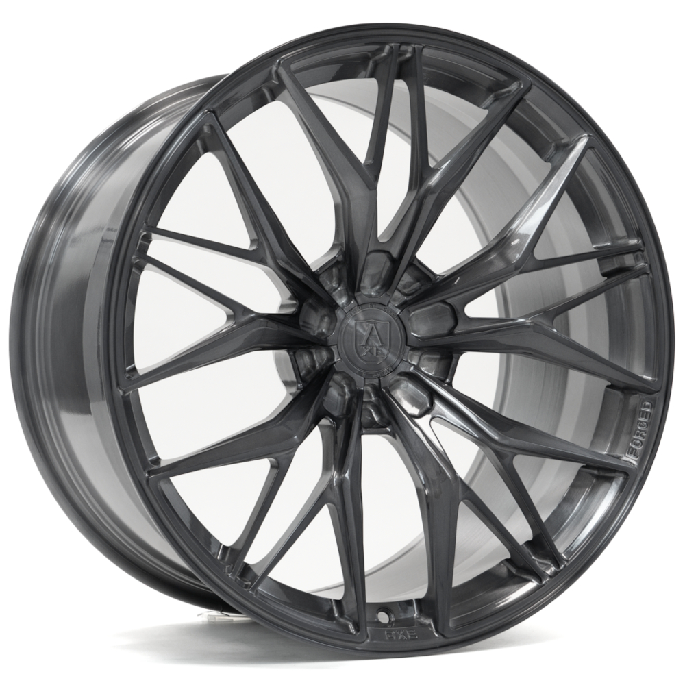 Gray Brushed Axe Forged FF5 Wheels