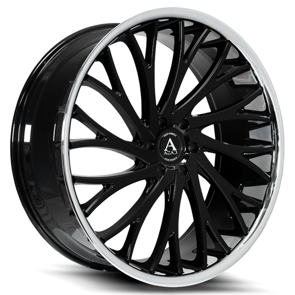 Gloss Black Azad AZV01 Wheels