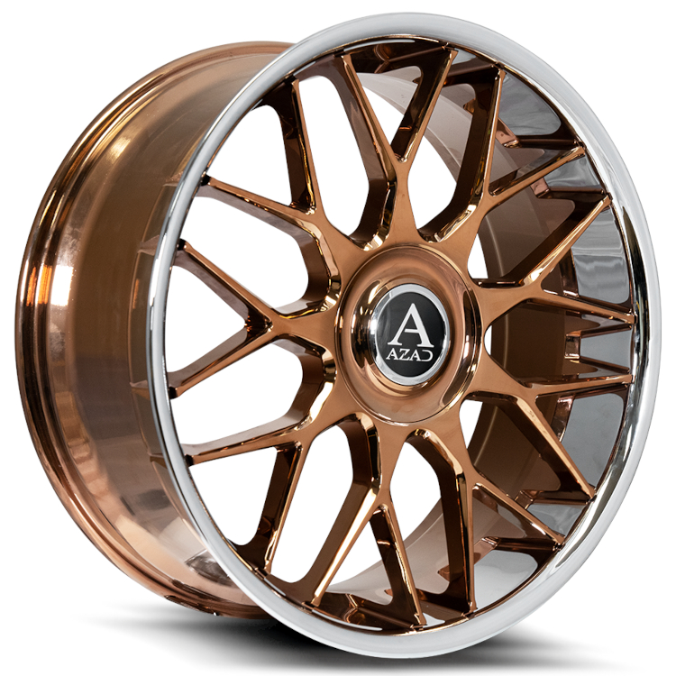 Rose Gold Azad AZV02 Wheels