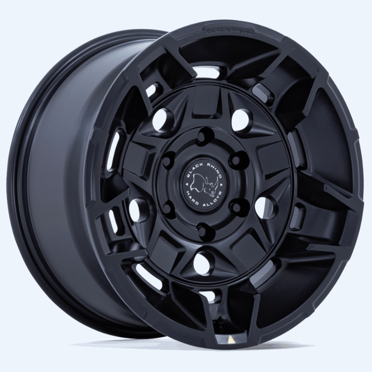 Matte Black Black Rhino Guard Wheels
