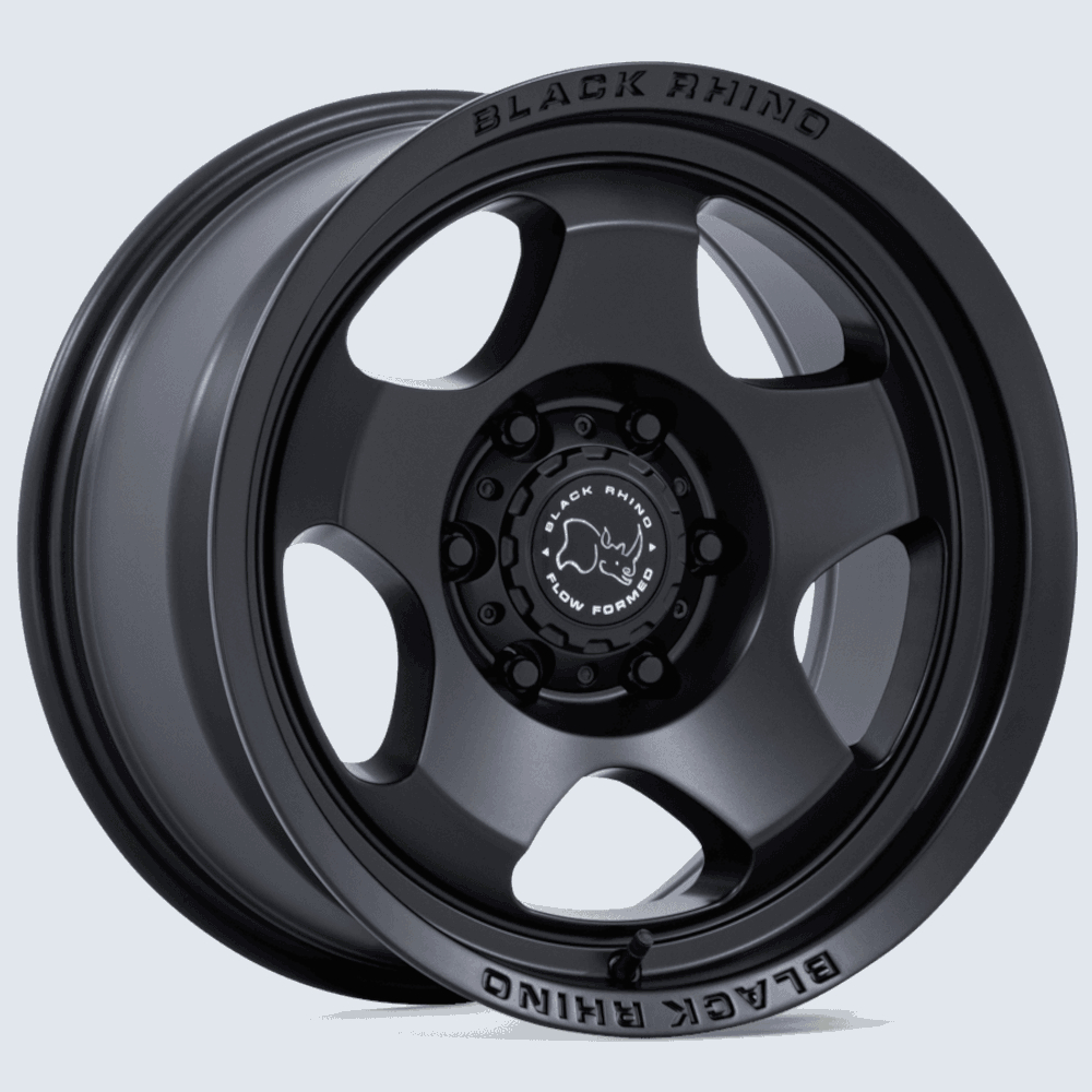 Matte Black Black Rhino Sol Wheels