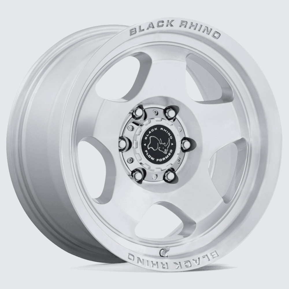 Silver Machined Black Rhino Sol Wheels