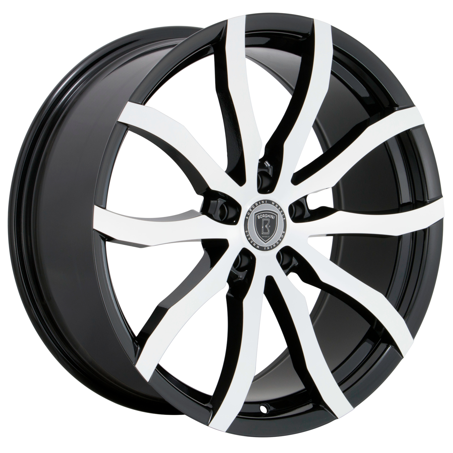 Black Machined Borghini B32 Wheels