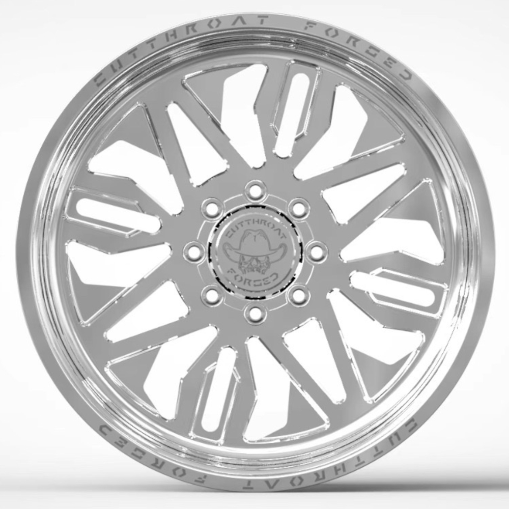 Polished Cutthroat Forged Colts Wheels