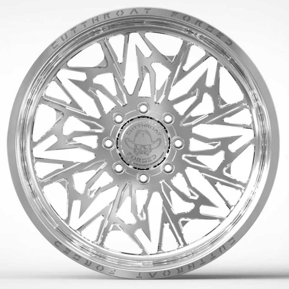 Polished Cutthroat Forged Daggers Wheels