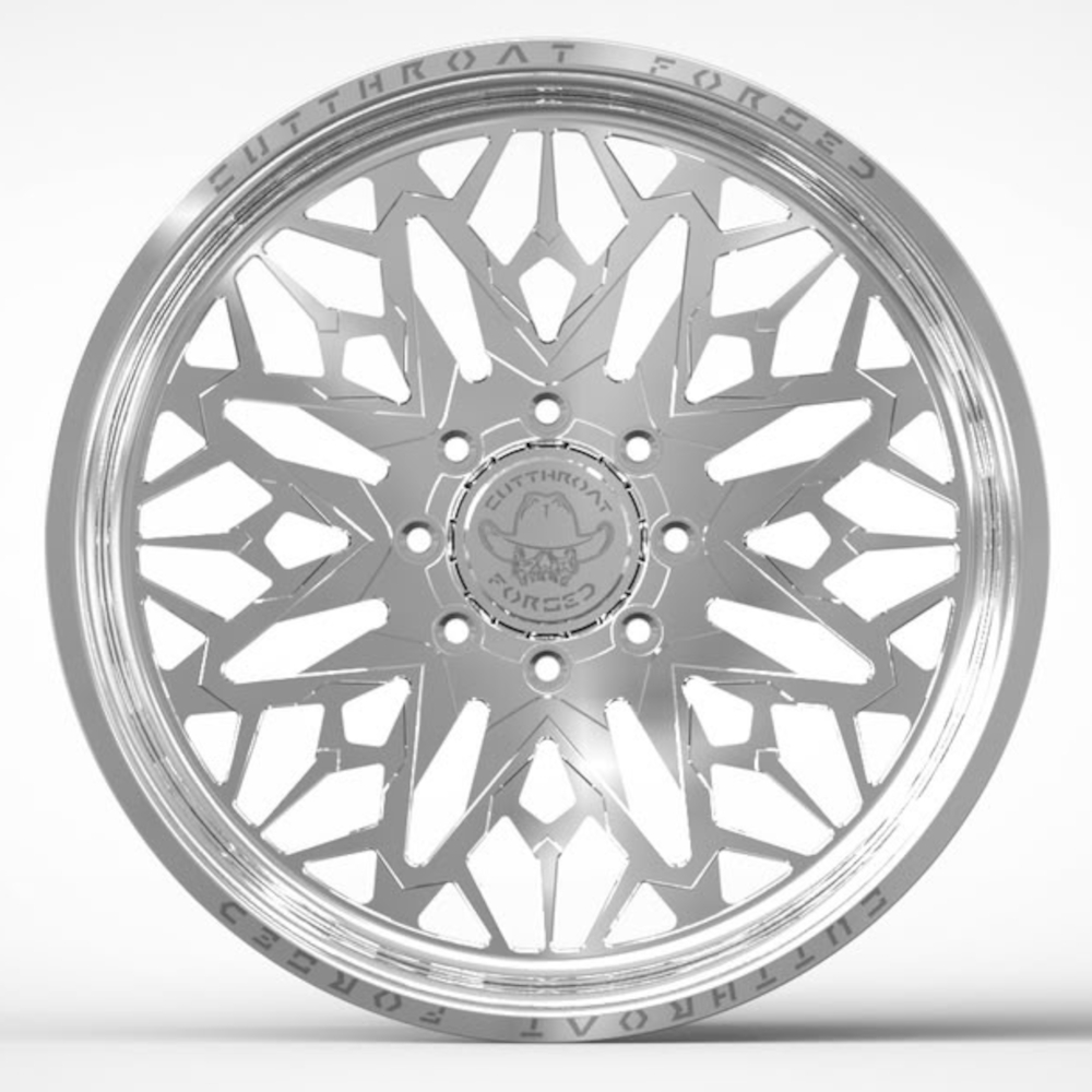 Polished Cutthroat Forged Execution Wheels