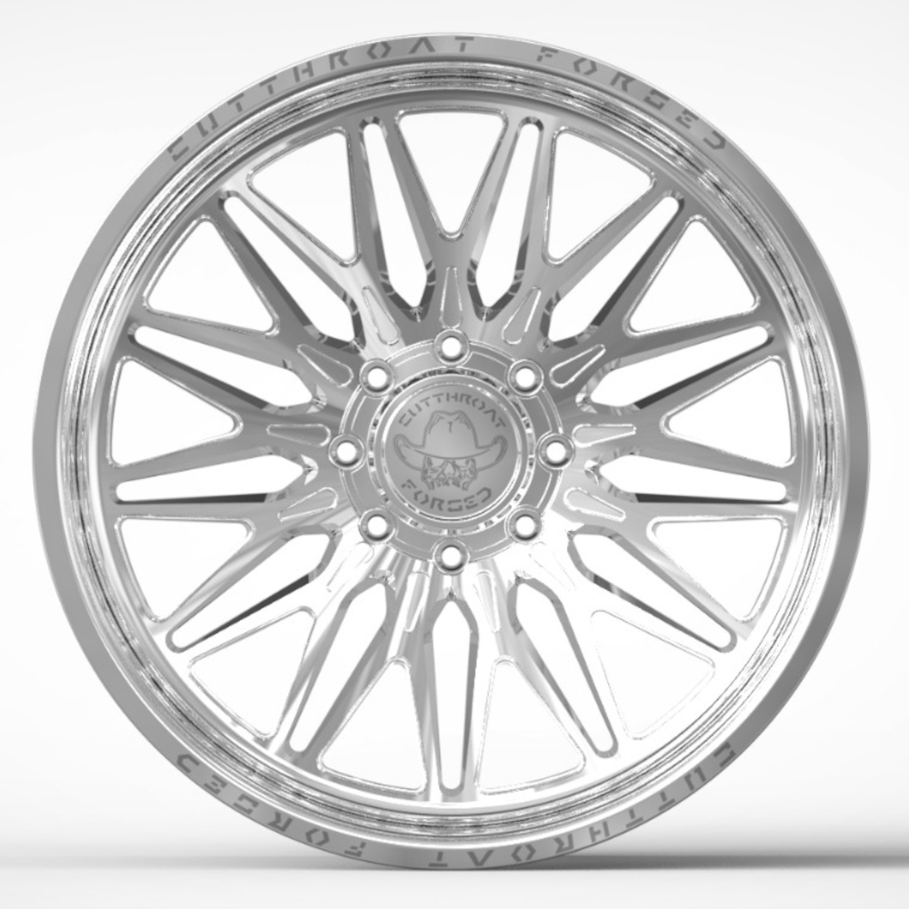 Polished Cutthroat Forged Hostility Wheels