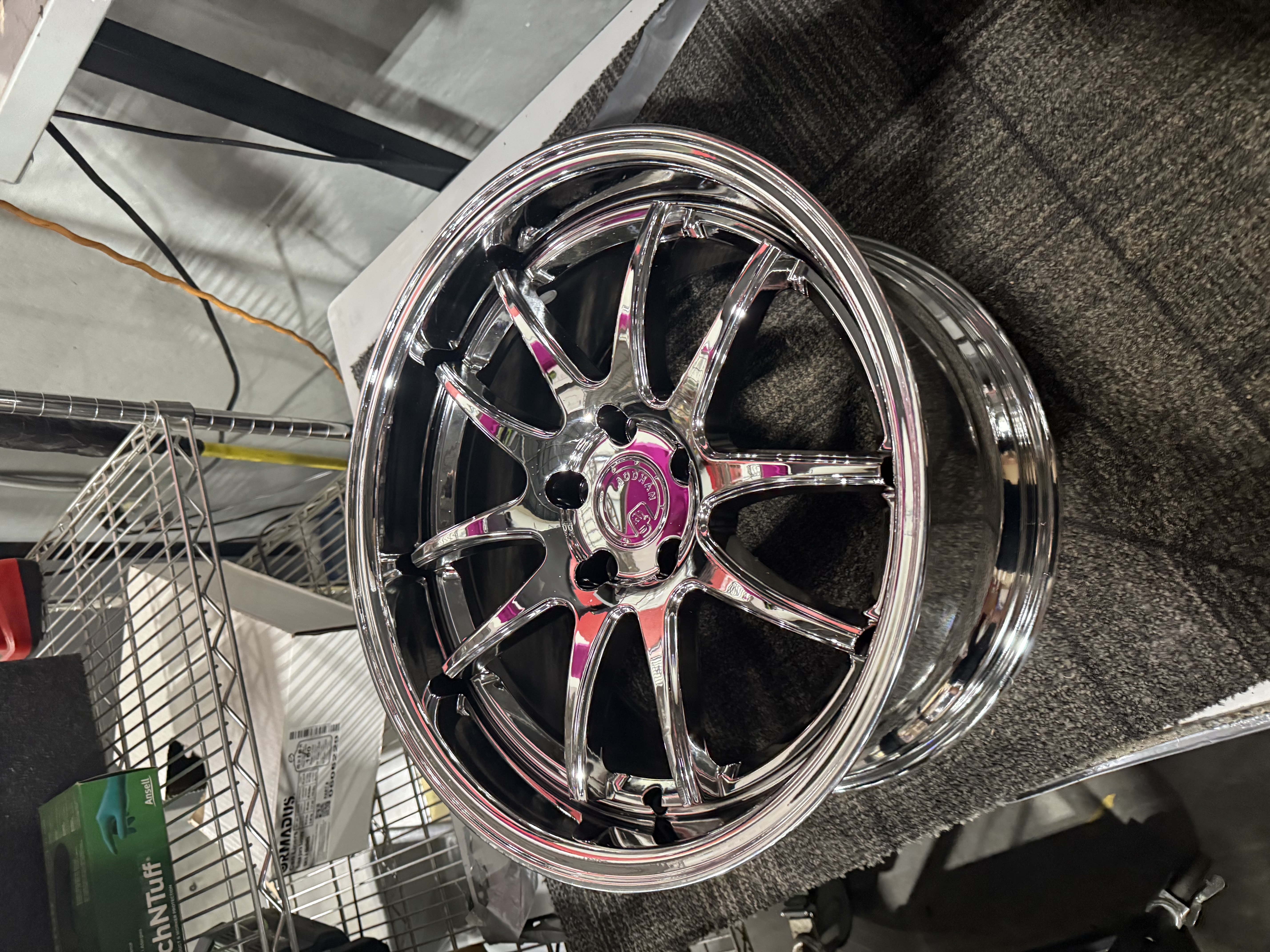 Blemished Single 18x9.5 Chrome Wheel Anovia Kano 5x4.5 38 | eBay