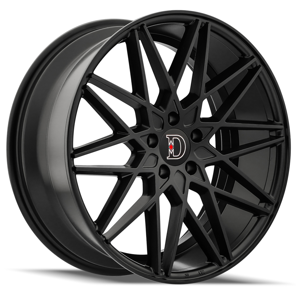 Satin Black Defy D03 Wheels
