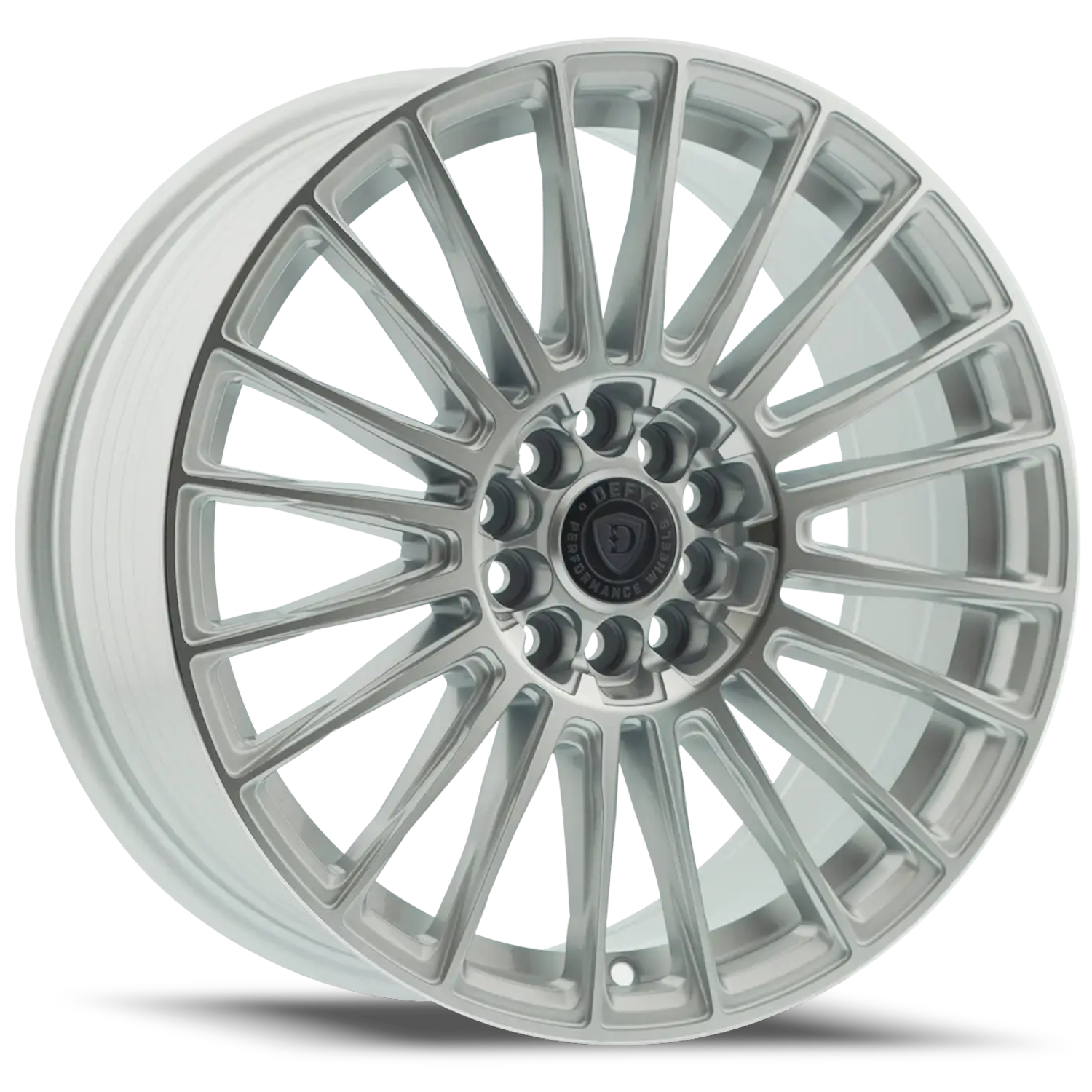 Silver Machined Defy D14 Wheels
