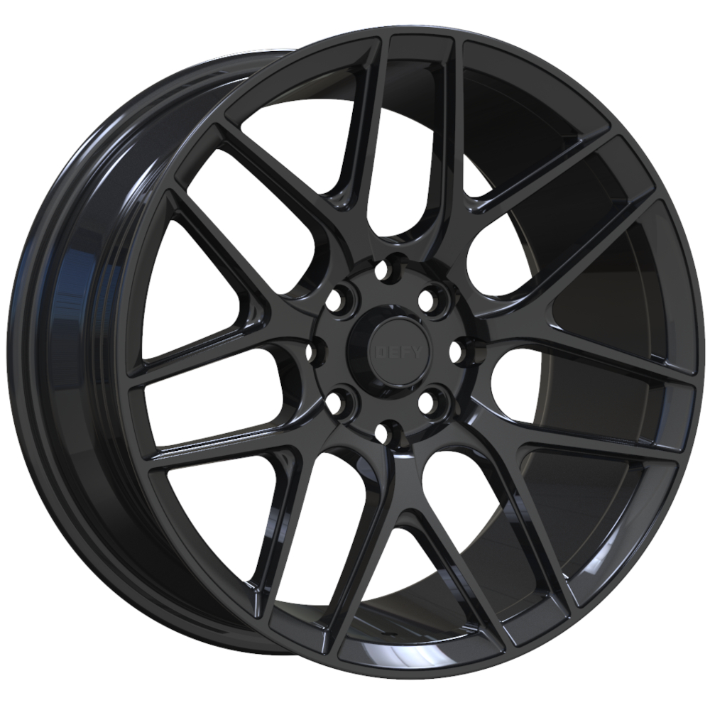 Gloss Black Defy D17 Wheels