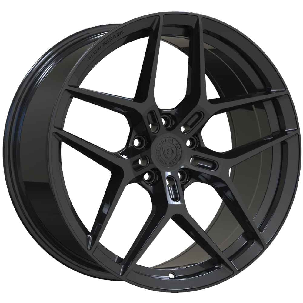 Gloss Black Defy D18 Wheels