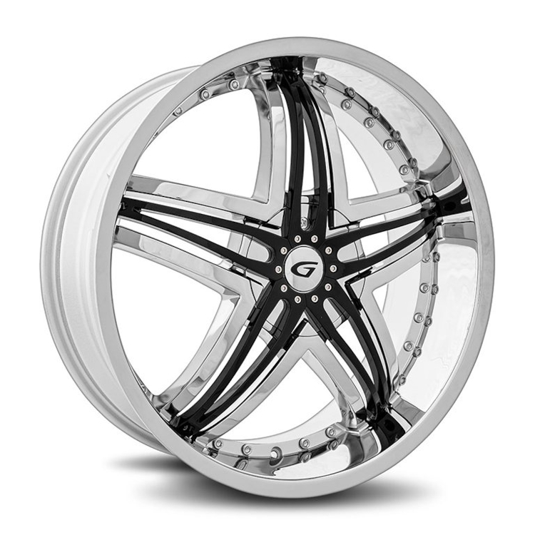 Chrome Diablo Blitz Wheels