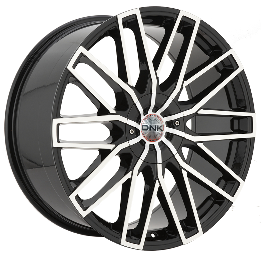 Black Machined DNK 706 Wheels