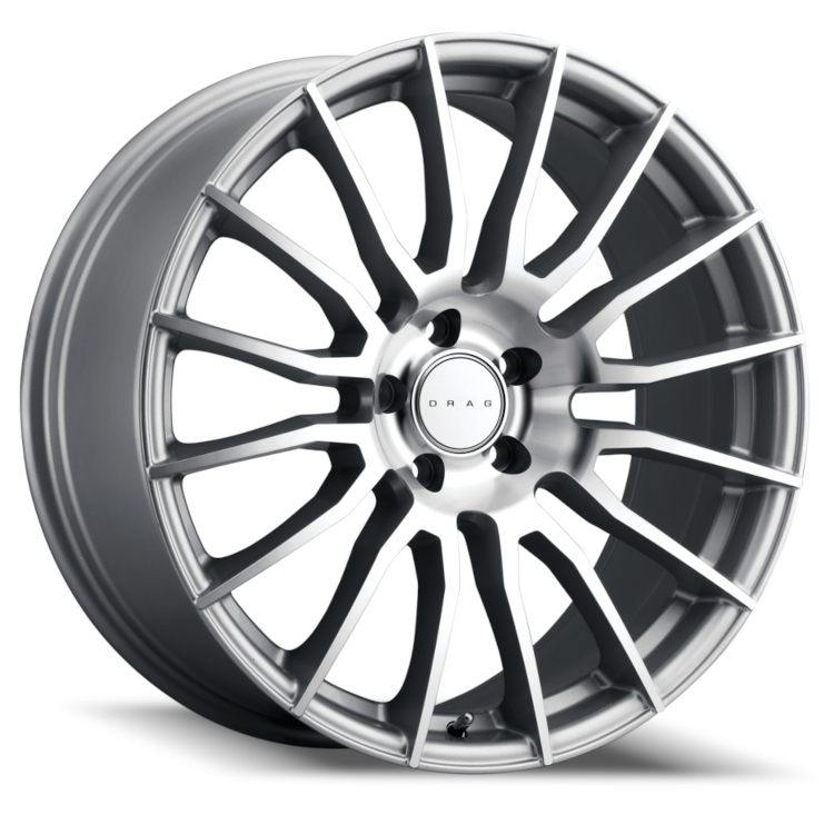 Silver Machined Drag DR81 Wheels