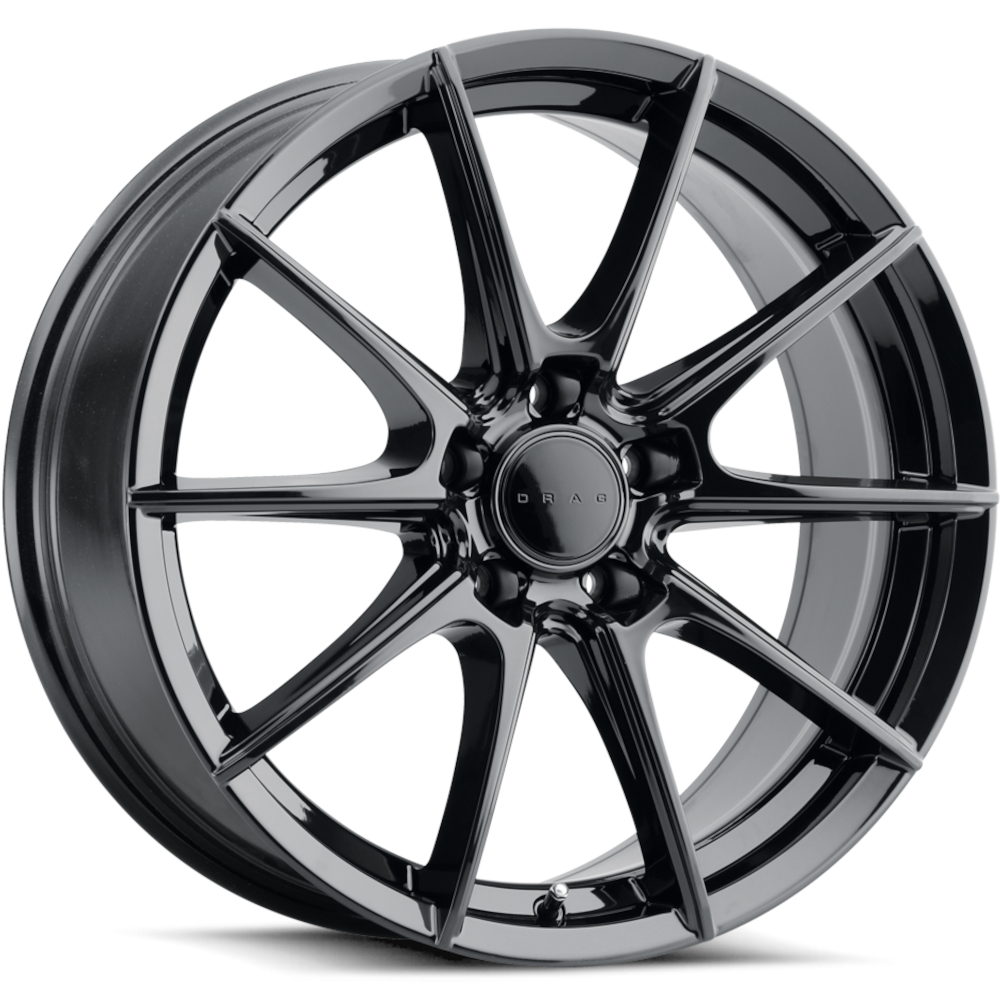 Gloss Black Drag DR82 Wheels