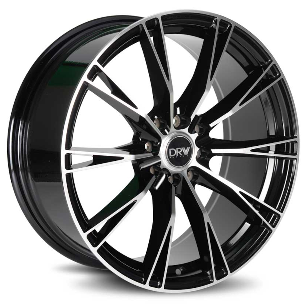 Black Machined DRW D23 Wheels