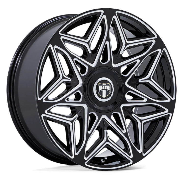 Black Milled DUB Anomaly Wheels