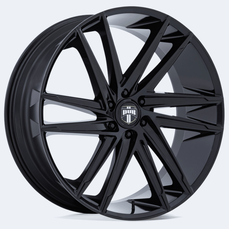 Gloss Black DUB Blaze Wheels