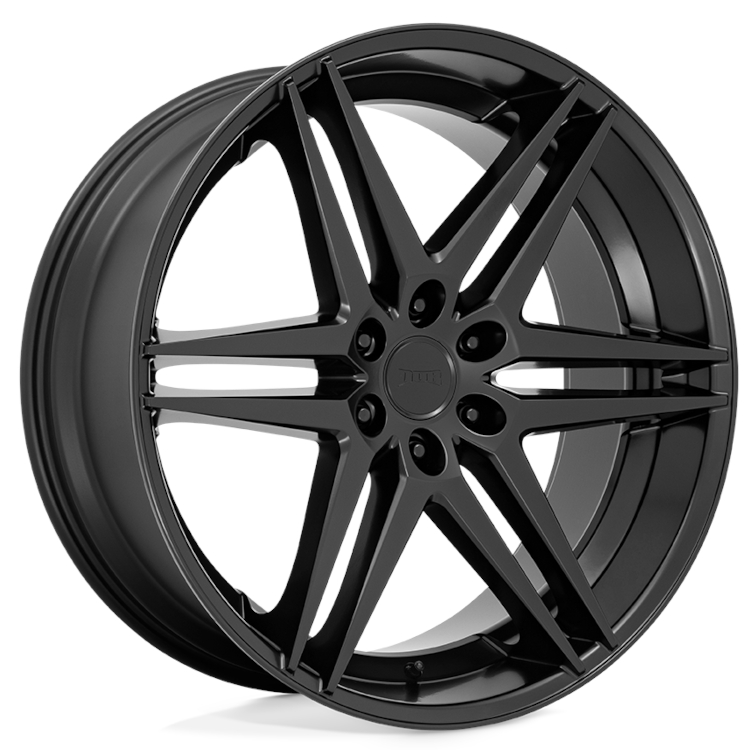 Matte Black DUB Dirty Dog Wheels