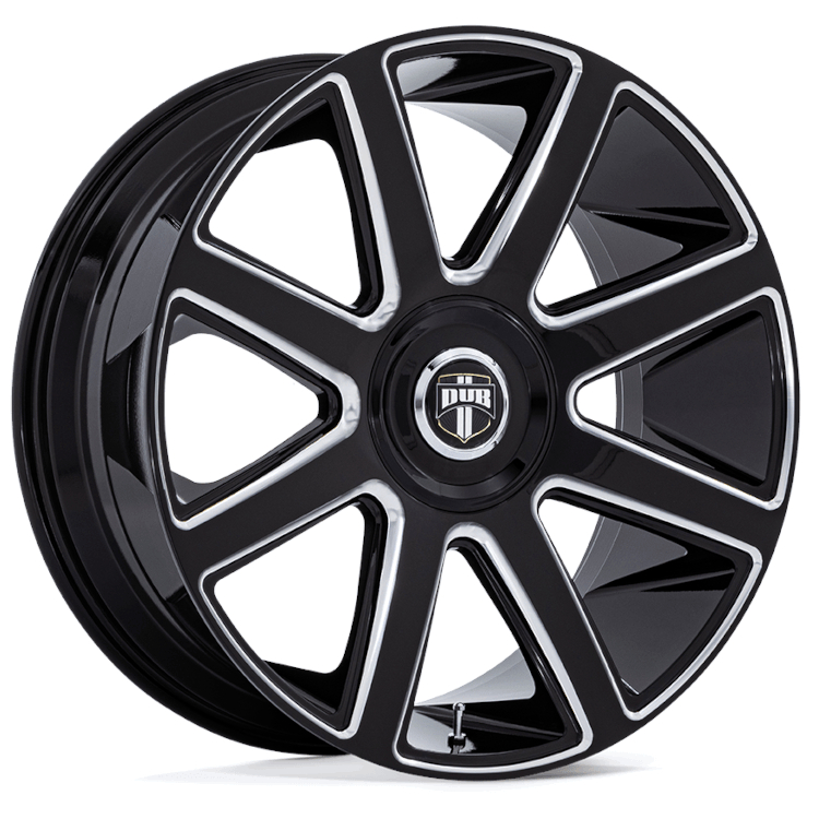 Black Milled DUB Pull Wheels