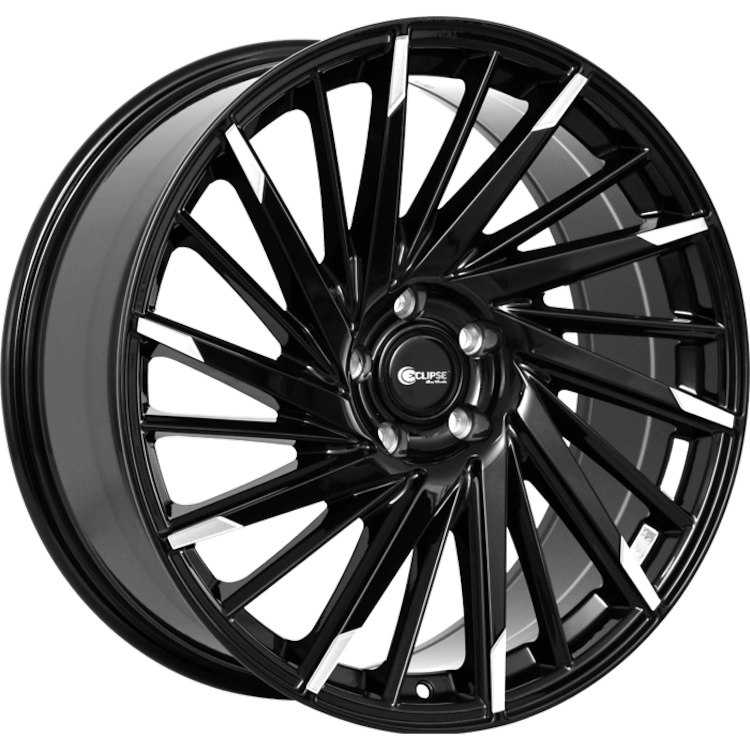 Black Milled Eclipse 105 Wheels