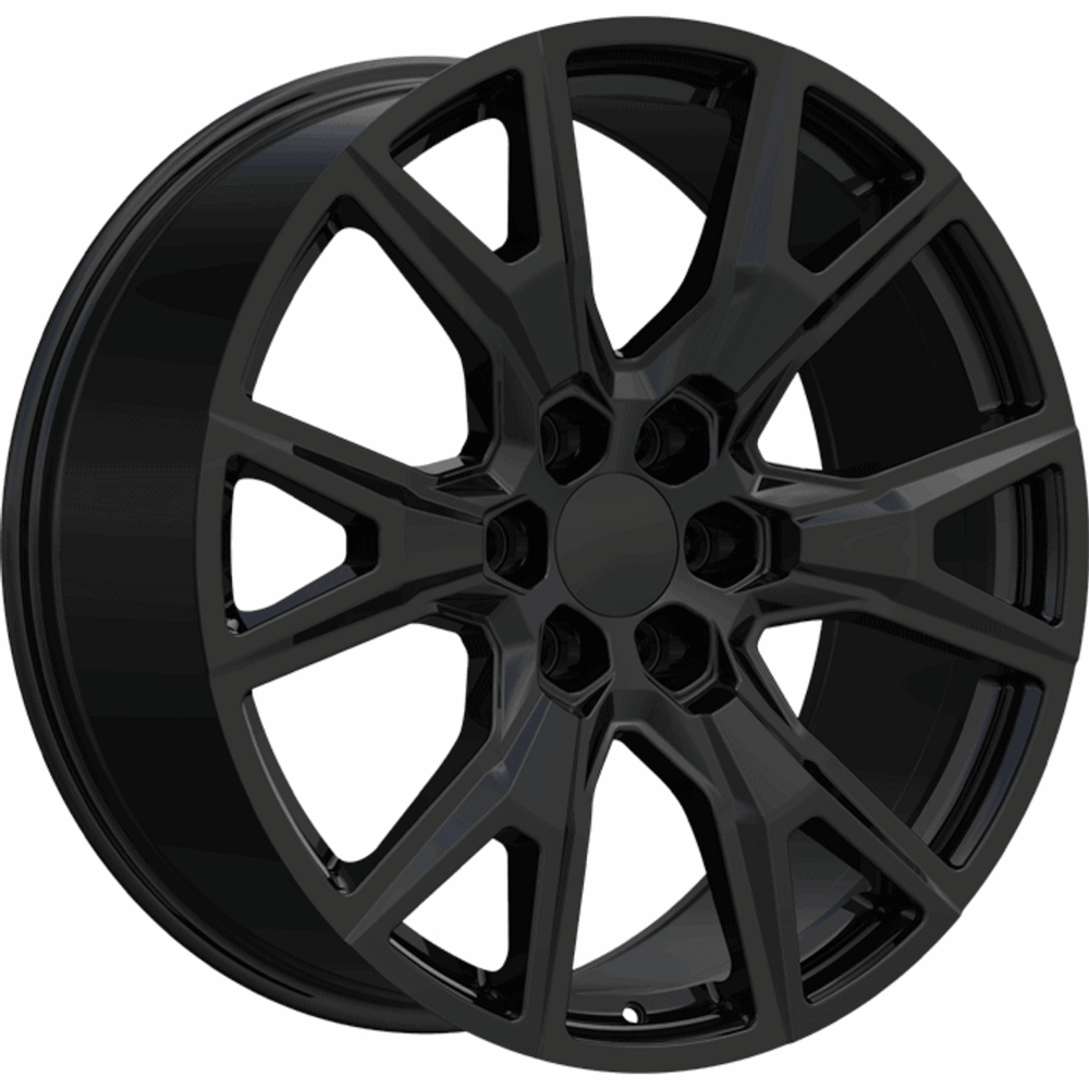 Gloss Black Eclipse Replica 368 Wheels