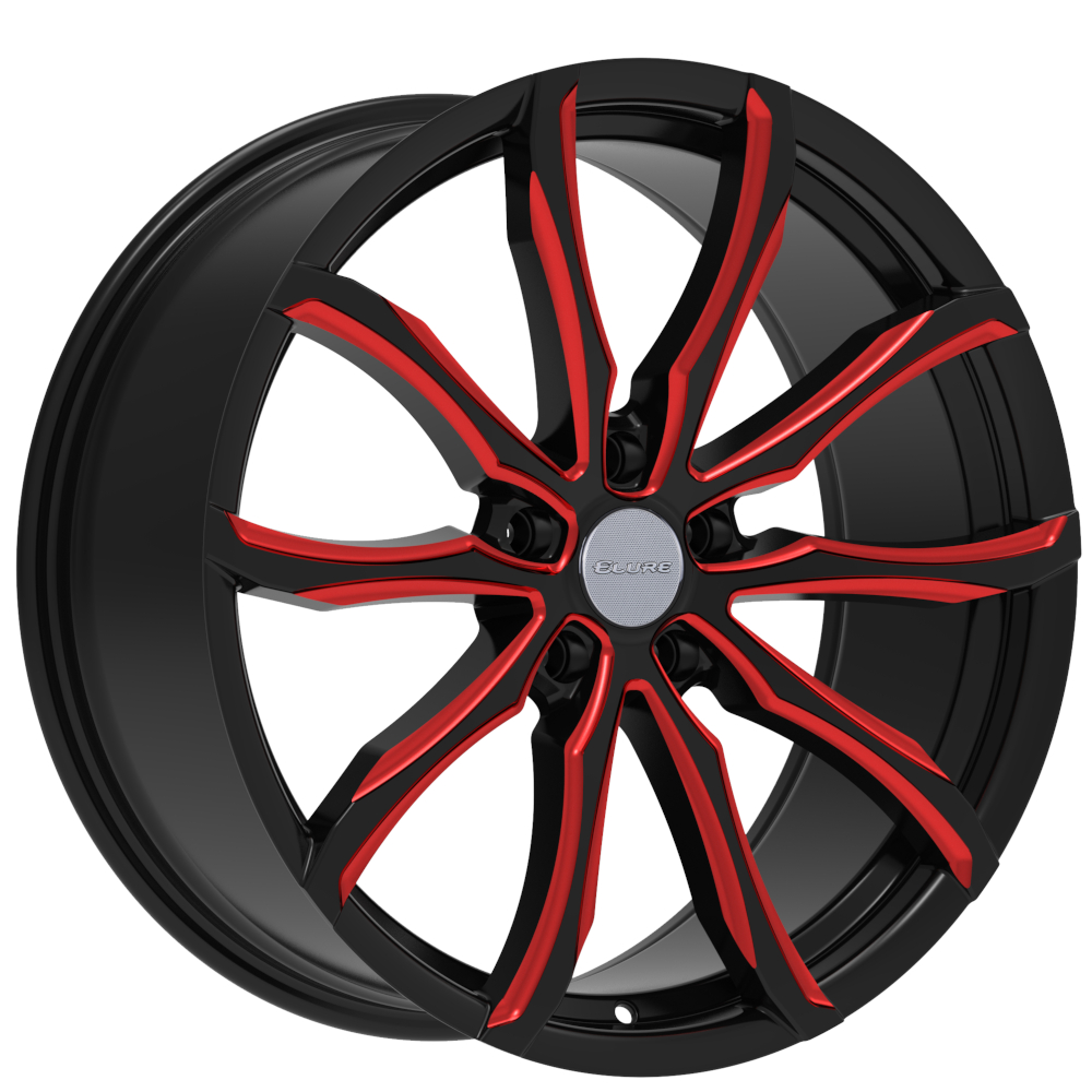 Black Red Elure 51 Wheels