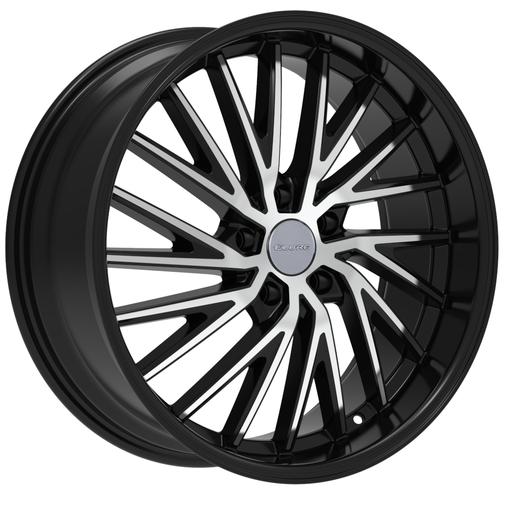 Black Machined Elure 53 Wheels