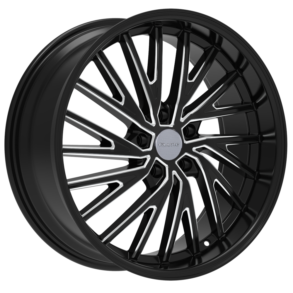 Black Milled Elure 53 Wheels